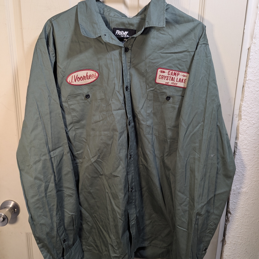 Friday The 13th Jason Voorhees Green Jacket